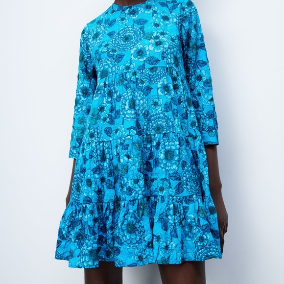 Zara floral print dress - Picture 3 of 8